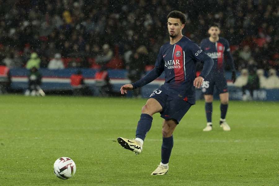 Zaïre-Emery lors du match face à Rennes.