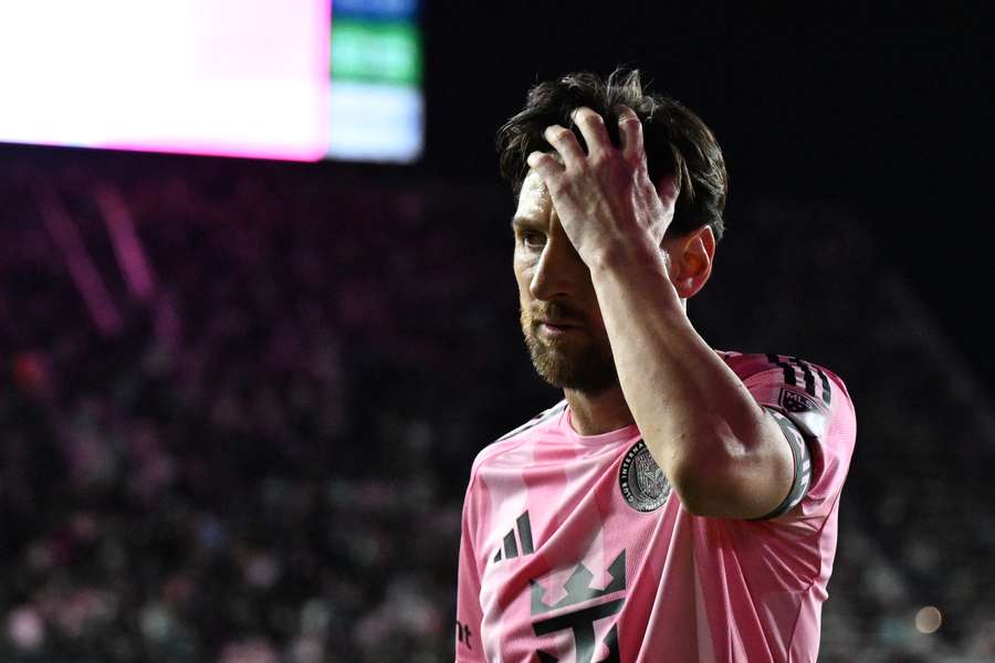 Lionel Messi during Inter Miami's game on Saturday.