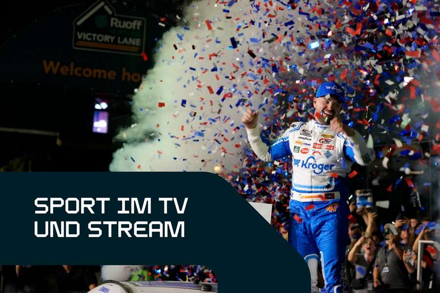 Sport live am Sonntag: Ricky Stenhouse Jr. jubelte bei der letzten Ausgabe des Daytona 500.