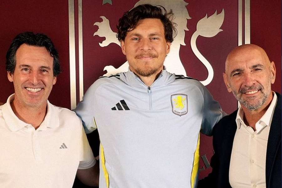 Villa boss Emery: Mata convinced me about Lindelof deal Villa boss Emery: Mata convinced me about Lindelof deal