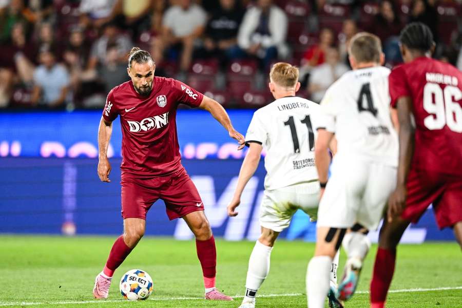 Virgiliu Postolachi în acțiune la CFR Cluj