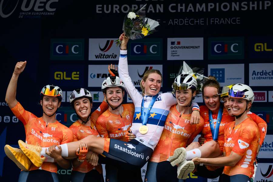 Demi Vollering sacrée championne d'Europe après un raid de 38 kilomètres