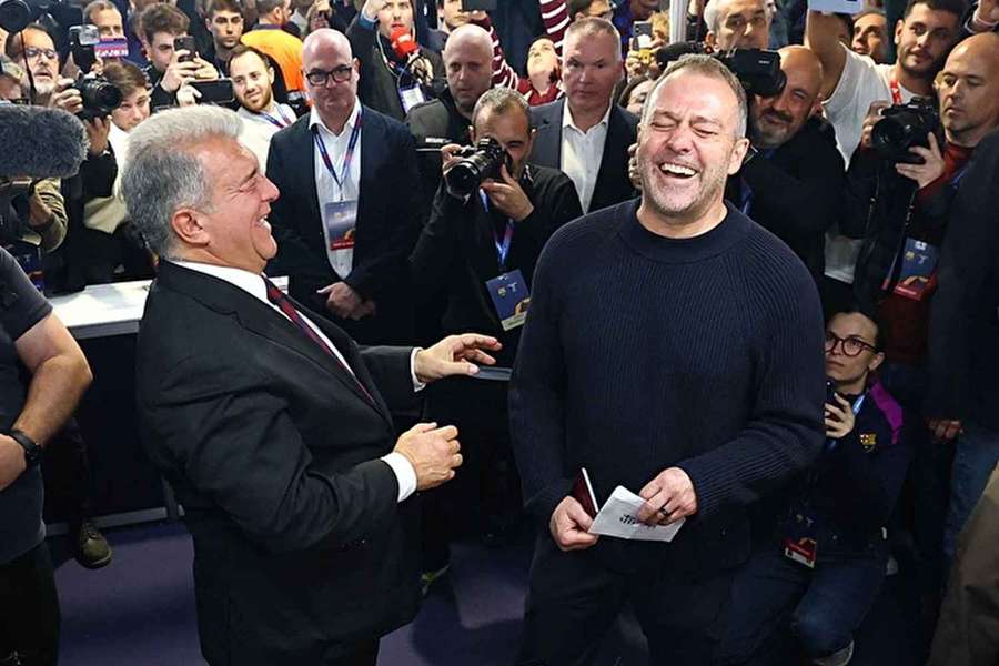 Laporta s Flickem u volební urny