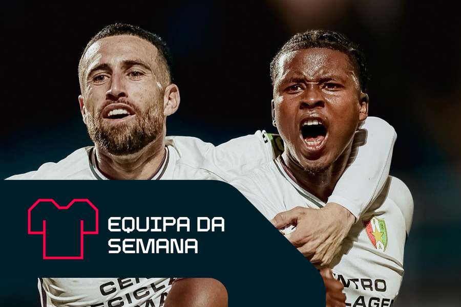 Sidney Cabral celebra com o Estrela da Amadora Sidney Cabral celebra com o Estrela da Amadora