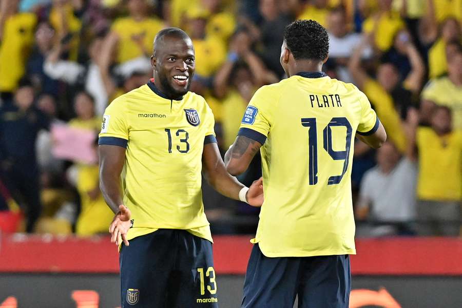 Enner Valencia e Gonzalo Plata marcaram na vitória do Equador