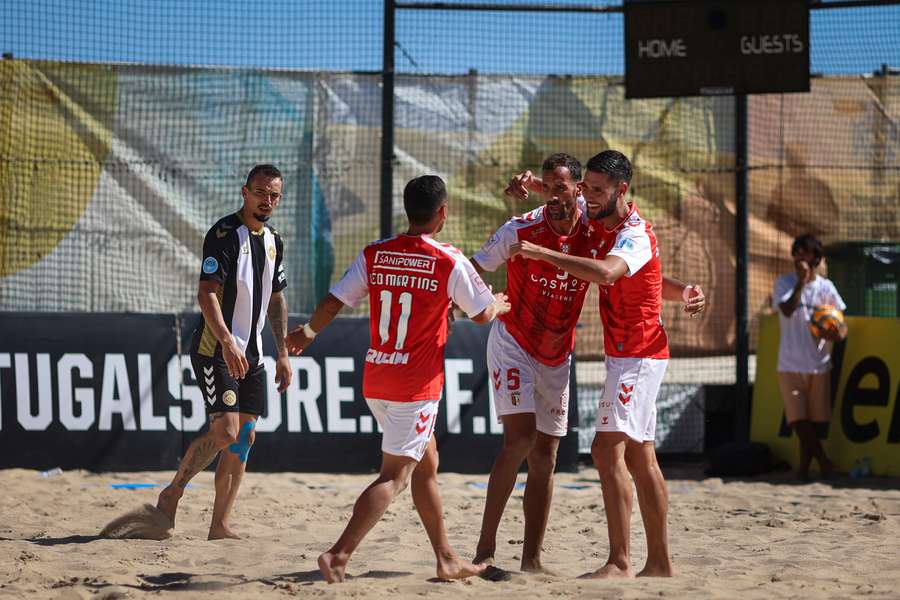 SC Braga goleou Nacional por 13-1 nas meias-finais