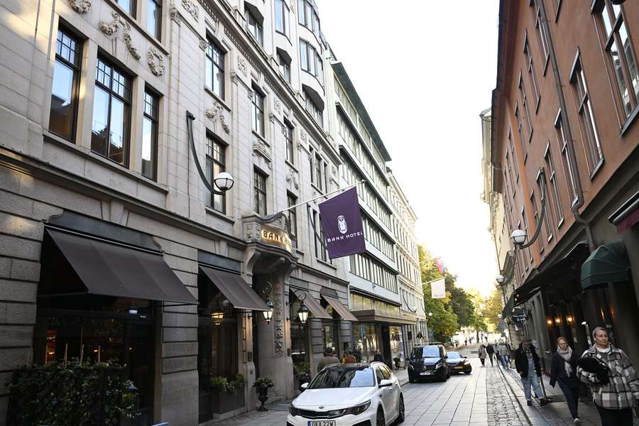 Hotel em que o francês ficou hospedado em Estocolmo