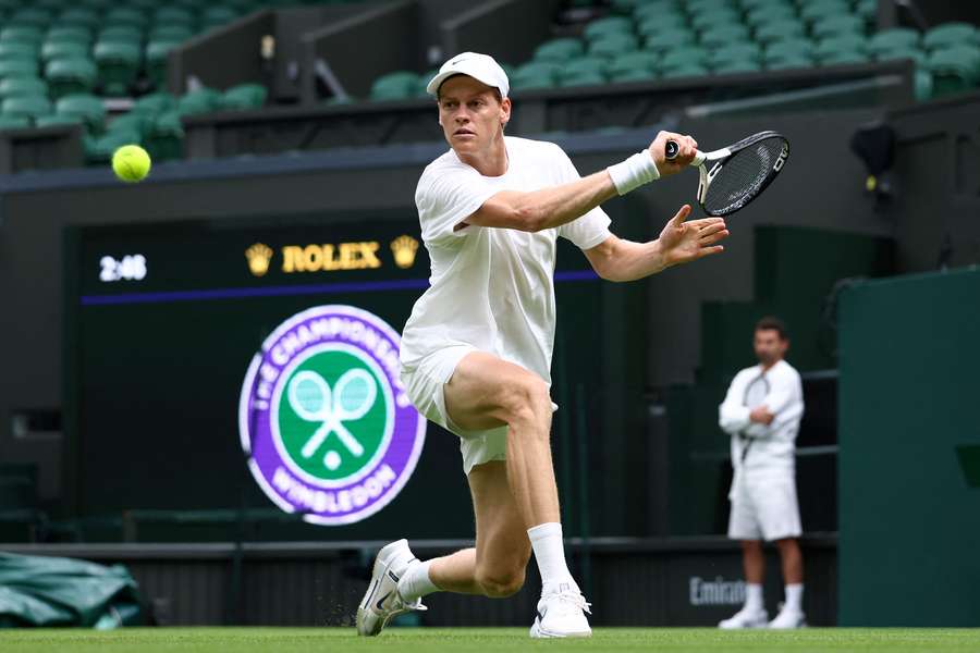 Jannik Sinner a Wimbledon