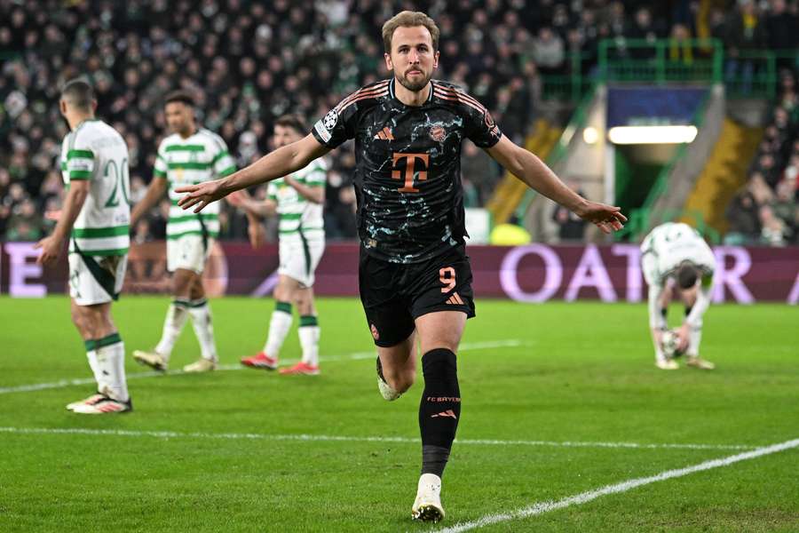Harry Kane brachte die Bayern kurz nach der Pause mit 2:0 in Führung. Harry Kane brachte die Bayern kurz nach der Pause mit 2:0 in Führung.