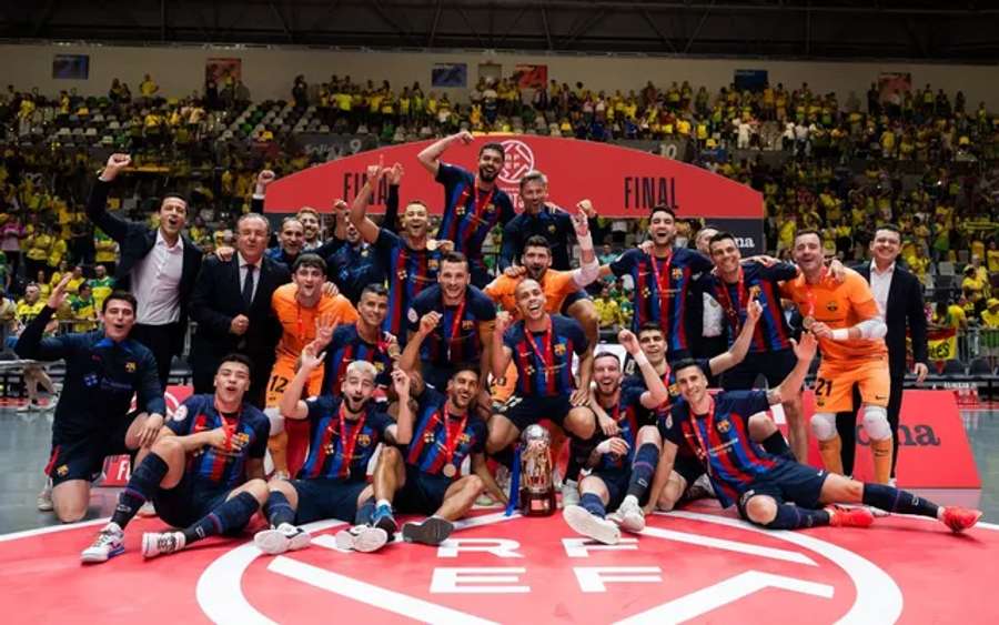 El Barça celebra su título liguero