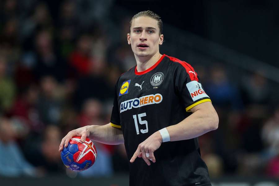 Handball-EM LIVE: Juri Knorr ist auch gegen Nordmazedonien einer der Hoffnungsträger der deutschen Mannschaft.