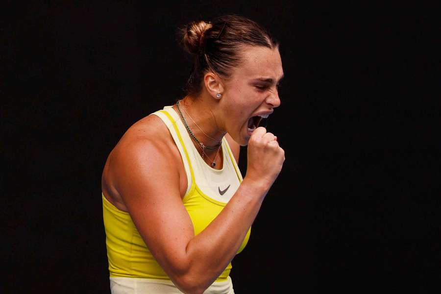 It wasn't smooth sailing for Sabalenka