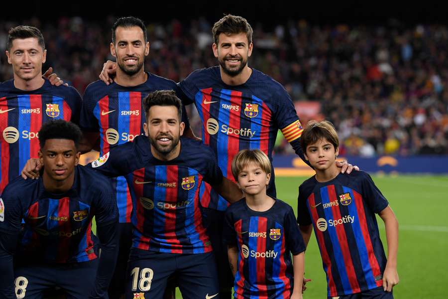 A foto mais especial de Gerard Piqué no adeus a Camp Nou como jogador