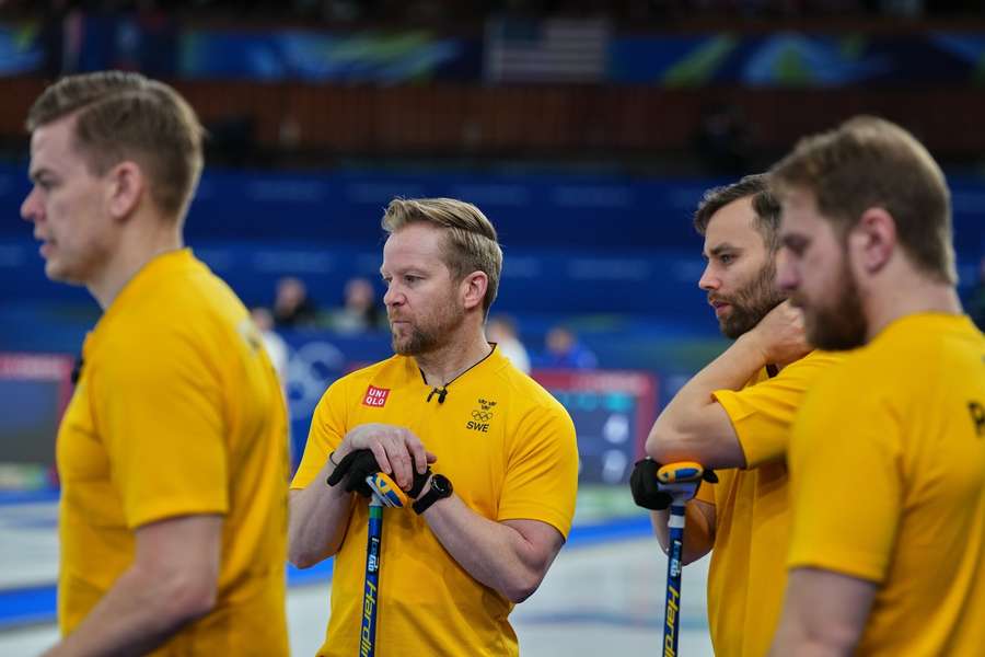 It's another defeat for Niklas Edin and his team It's another defeat for Niklas Edin and his team