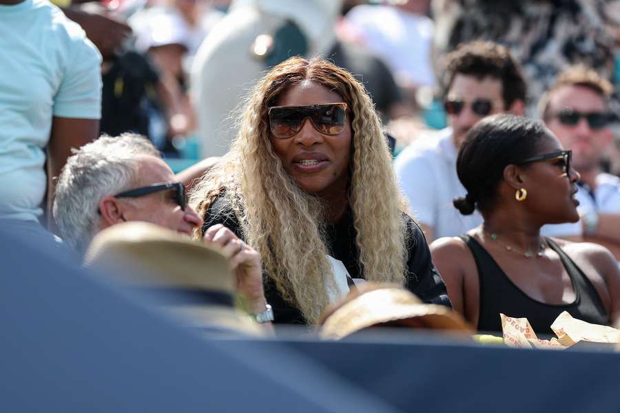 Serena Williams spettatrice a Miami