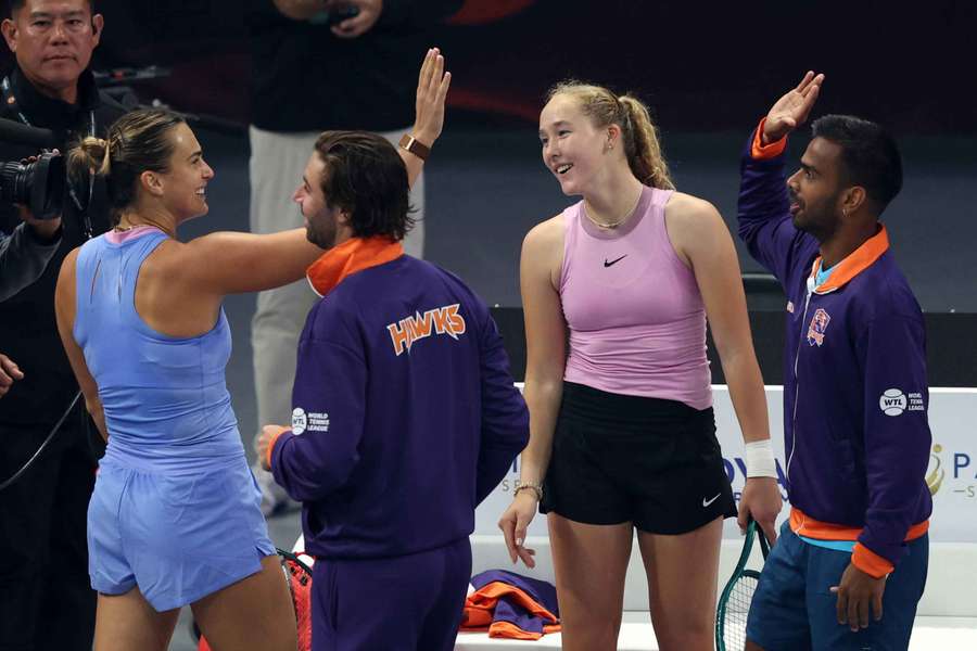 Drużyna Sokołów wygrywa World Tennis League. W finale wygrała z ekipą Sabalenki