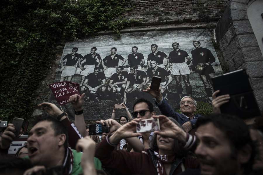 Tifosi del Torino a Superga