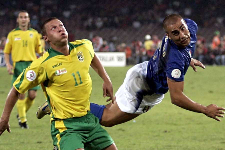 Weltfußballer 2006, trotzdem nur Remis zum Quali-Start gegen Litauen: Italiens Innenverteidiger Fabio Cannavaro.