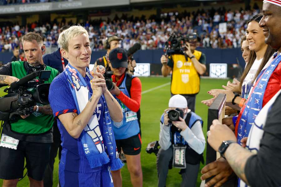 Megan Rapinoe si congeda dalla nazionale