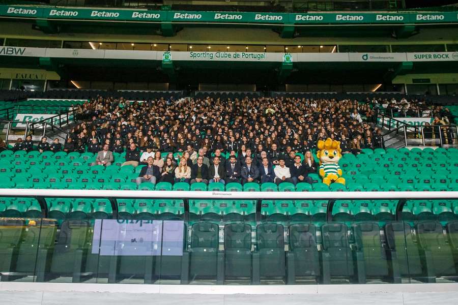 Cerimónia decorreu no Estádio de Alvalade