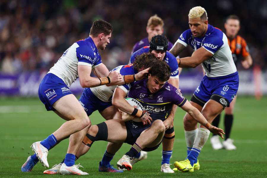The Storm and Bulldogs will face off for the second time in four weeks. The Storm and Bulldogs will face off for the second time in four weeks.