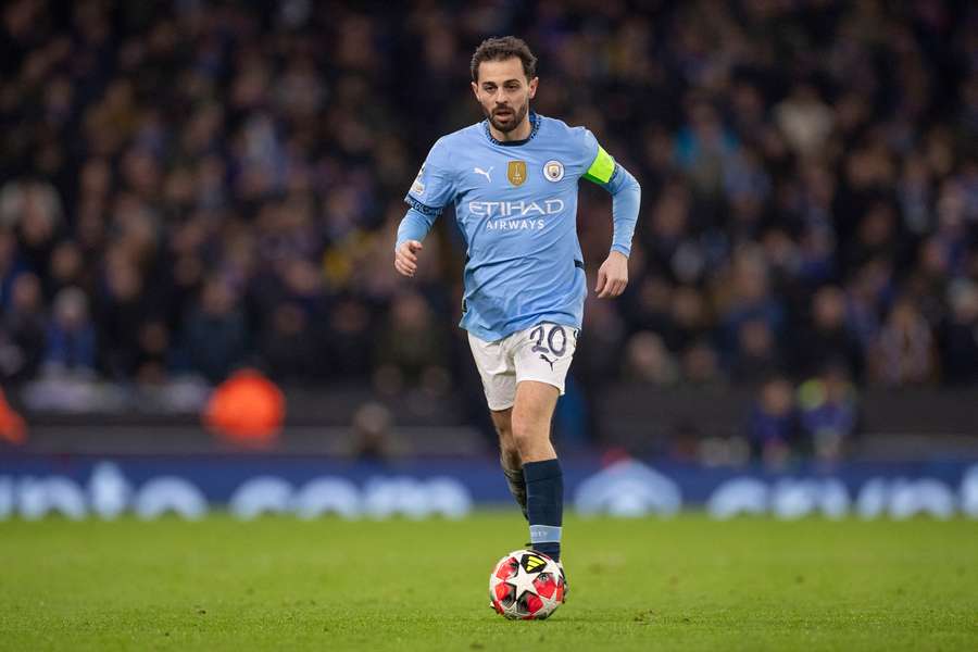 Bernardo Silva con il City