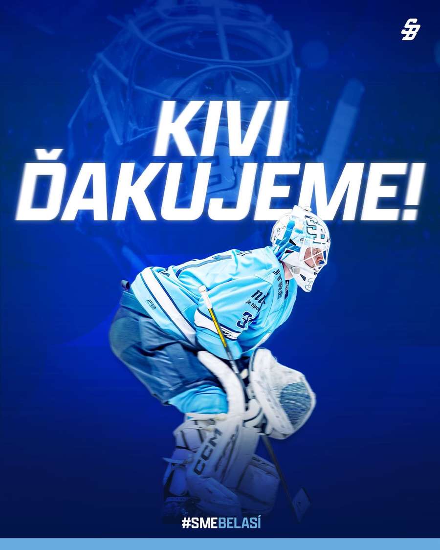 Kiviaho sa lúči so Slovanom.