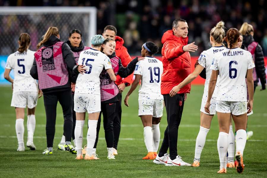 USA react after falling to Sweden USA react after falling to Sweden