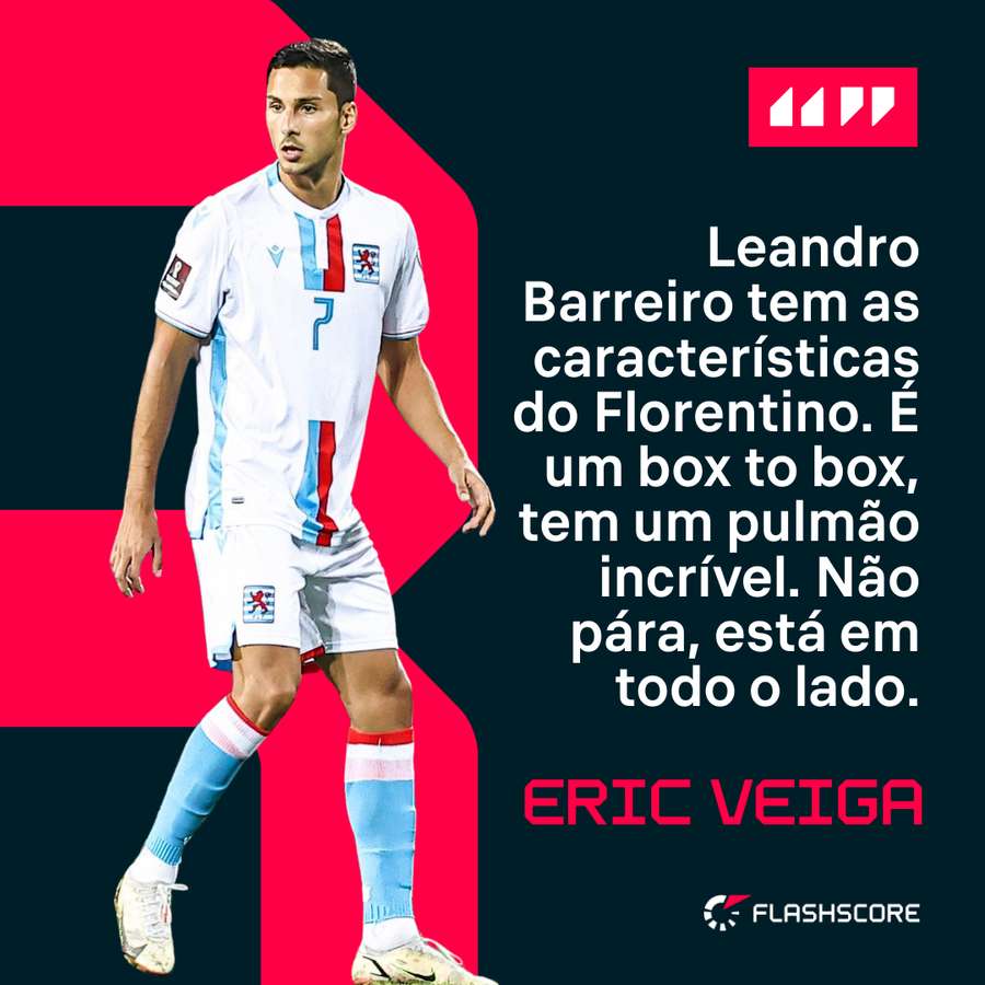 Eric Veiga fala sobre Leandro Barreiro, reforço do Benfica