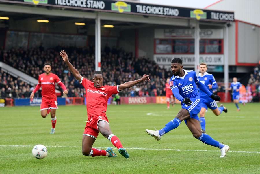 Kelechi Iheanacho was on target for the Foxes in a second-straight FA Cup tie