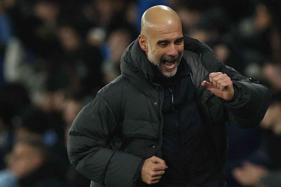 L’allenatore del Manchester City, Pep Guardiola