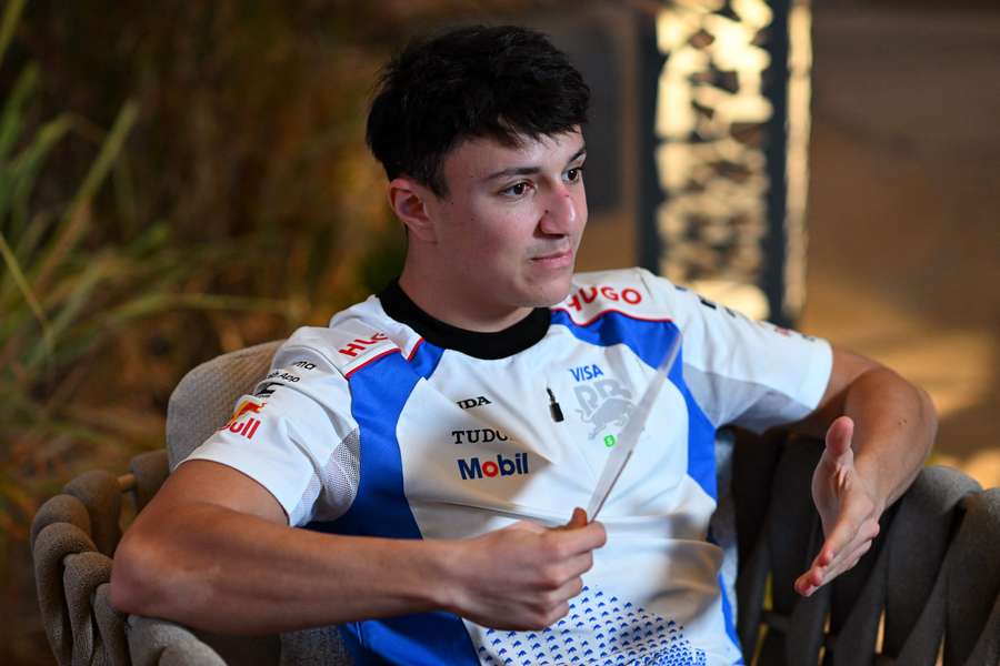 Isack Hadjar au Qatar, ce jeudi.