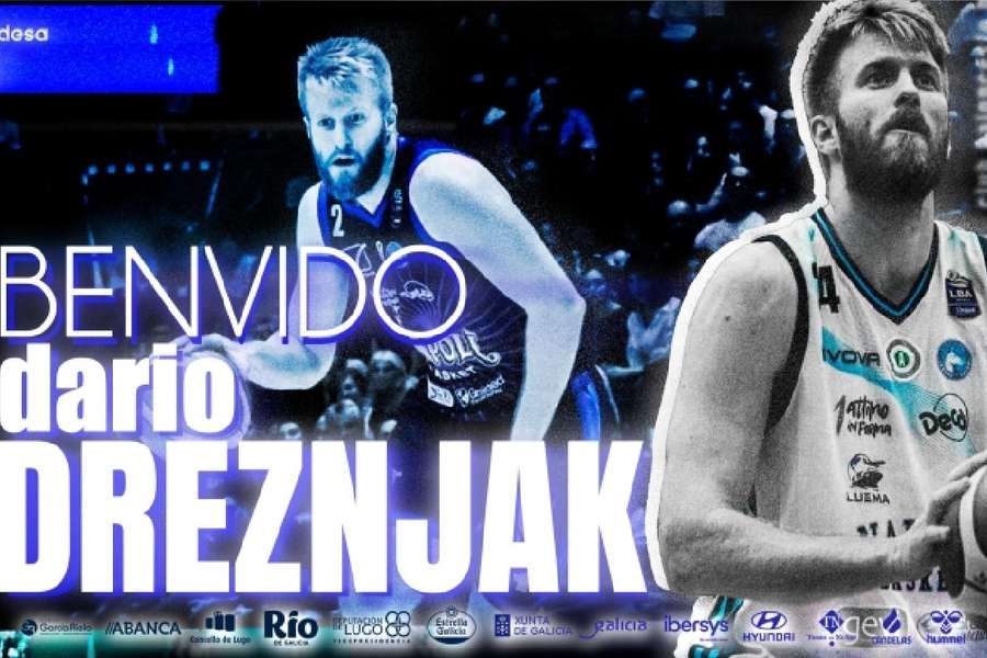 El internacional croata Dario Dreznjak, nuevo jugador del Río Breogán