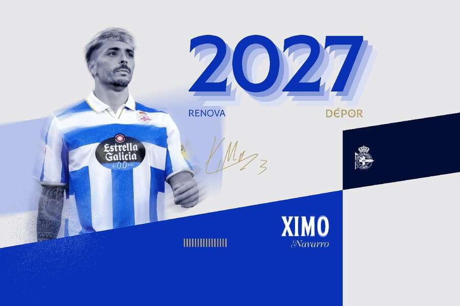 Ximo Navarro seguirá en el Dépor Ximo Navarro seguirá en el Dépor