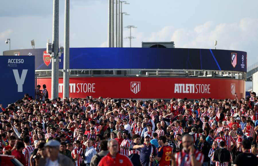 I tifosi al Metropolitano