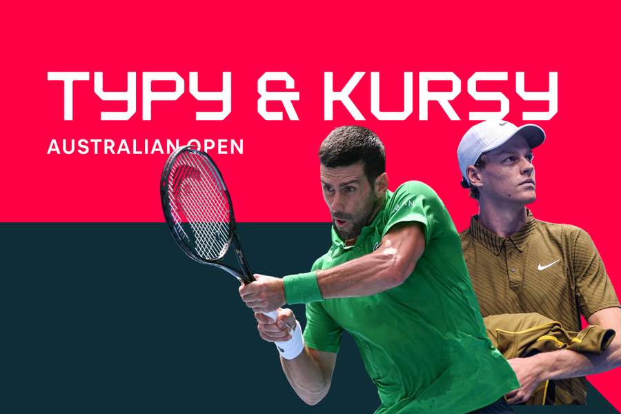 Novak Djokovic - Jannik Sinner: Typy bukmacherskie, najlepsze kursy i zakłady (Australian Open)