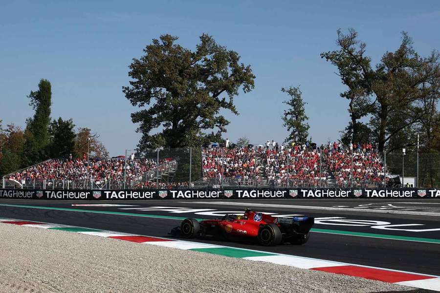 Lewis Hamilton in action at Monza