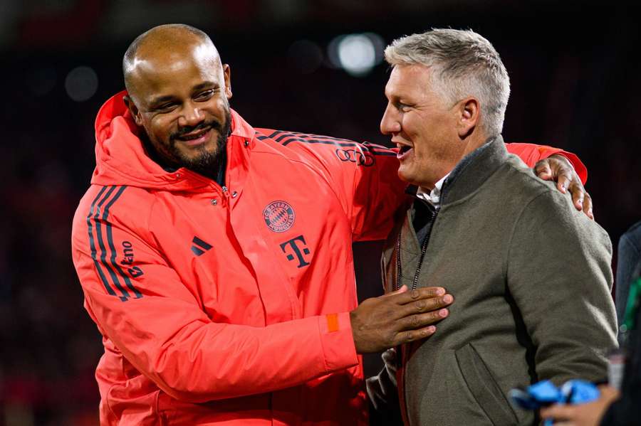Vincent Kompany und Bastian Schweinsteiger im Oktober bei einem DFB-Pokal-Spiel