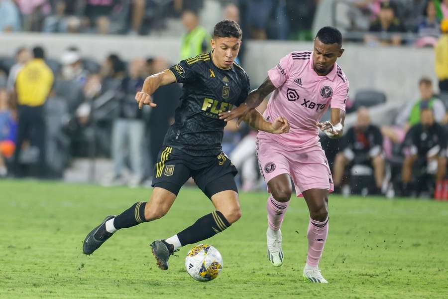 Krastev playing against Inter Miami during his time with LAFC Krastev playing against Inter Miami during his time with LAFC