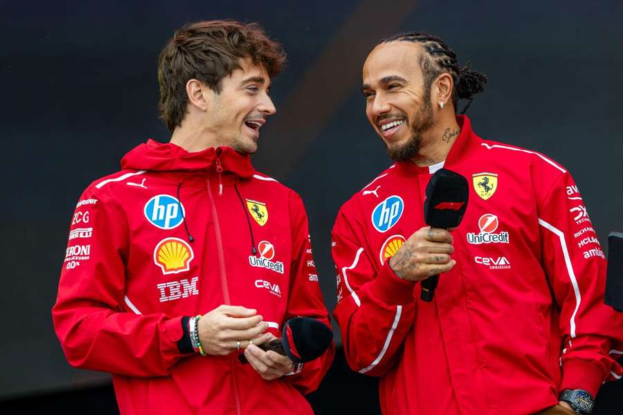 Leclerc y Hamilton Leclerc y Hamilton