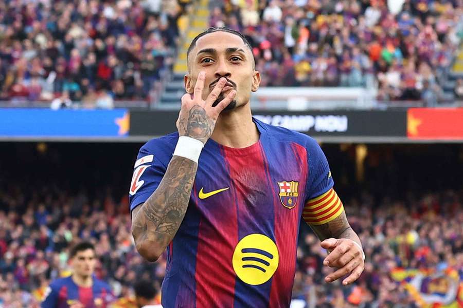 Raphinha predviedol hetrik. Raphinha predviedol hetrik.