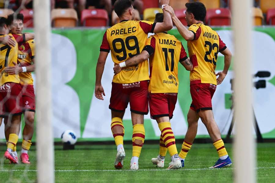 Jagiellonia Bialystok were among the winners in this week's UEFA Europa League third qualifying round action. Jagiellonia Bialystok were among the winners in this week's UEFA Europa League third qualifying round action.