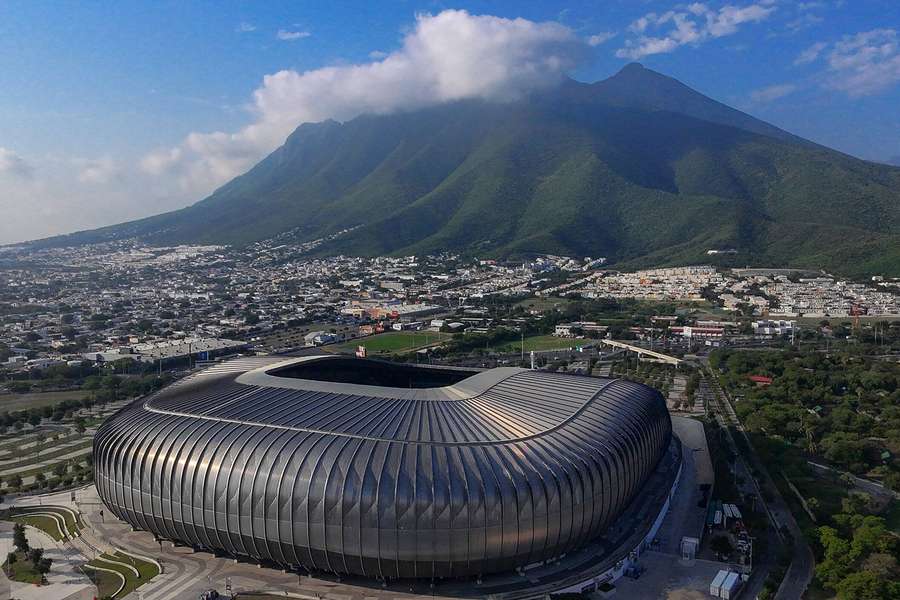 Widok stadionu BBVA w Monterrey, 12 czerwca 2025 r. Meksykańskie miasto  jest jednym z miejsc, w których odbędą się Mistrzostwa Świata 2026.