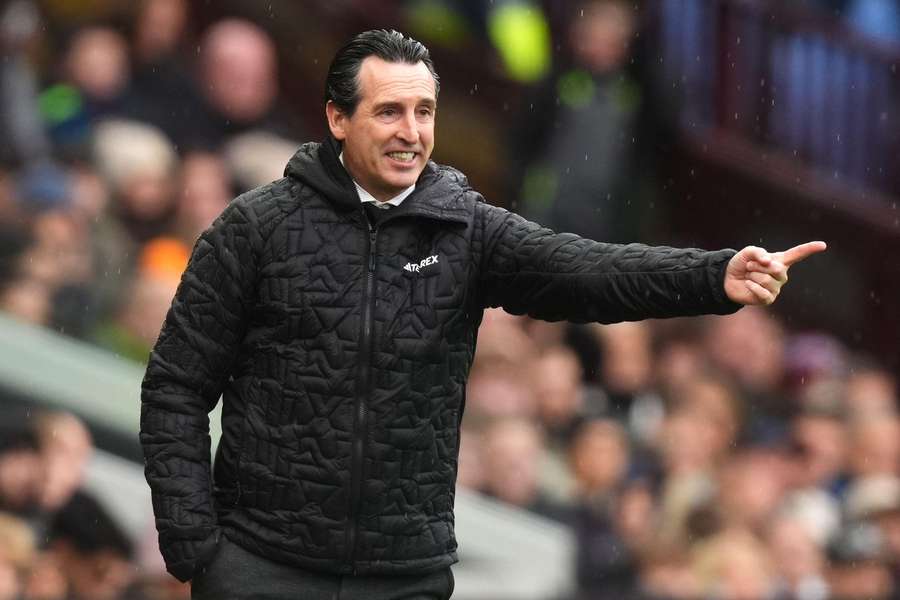 Unai Emery, treinador do Aston Villa Unai Emery, treinador do Aston Villa