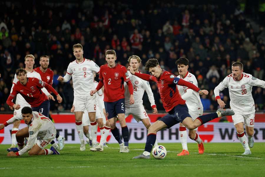 Všechny góly Česka v baráži MS padly po standardních situacích.