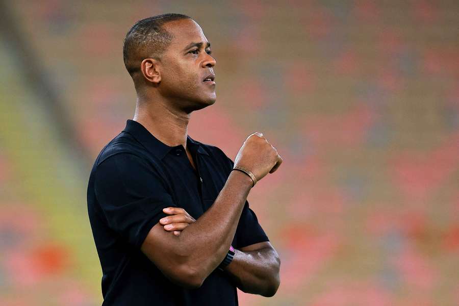 Patrick Kluivert watches on