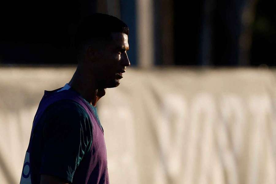 Ronaldo no treino da seleção Ronaldo no treino da seleção