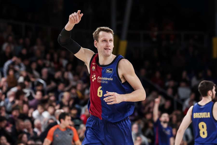 Jan Vesely debería volver pronto a la alineación del Barcelona.