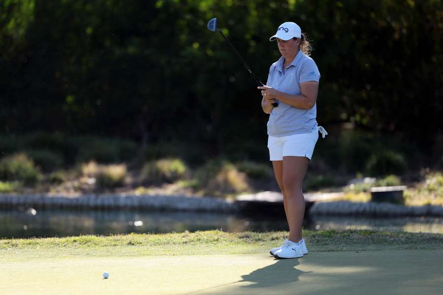 Lauren Coughlin in action at the LA Championship