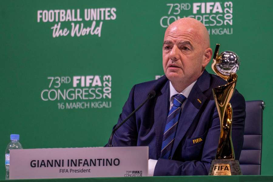 Gianni Infantino will remain FIFA president for the next four years after winning re-election uncontested